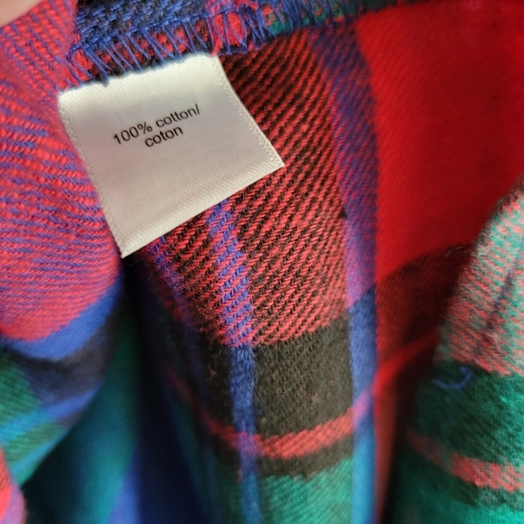 NWT Maurices Cabin Plaid Boyfriend Tunic Button-Up Long Sleeve Shirt Size Small - Picture 6 of 6